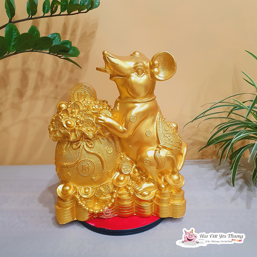 Chuột v&agrave;ng may mắn tiết kiệm tiền