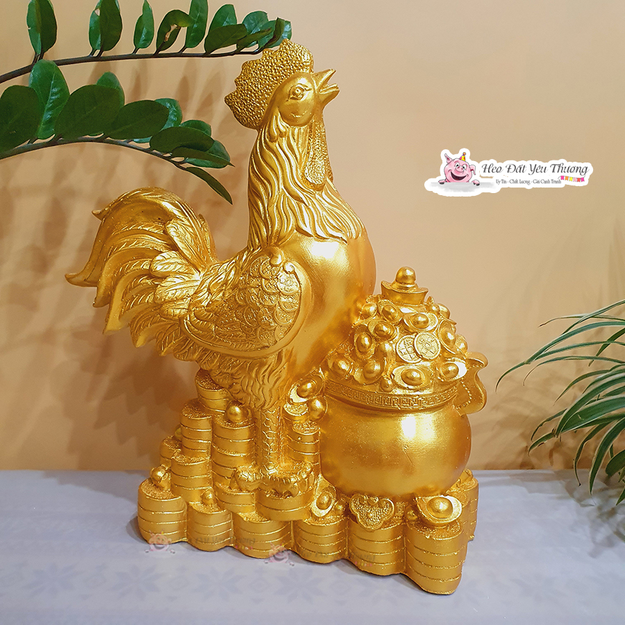 Ống tiết kiệm g&agrave; v&agrave;ng may mắn
