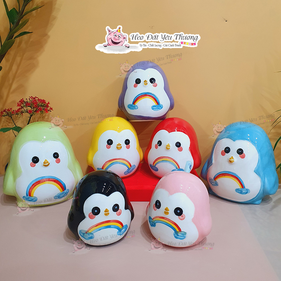 Chim Cánh Cụt Gốm Sứ Tiết Kiệm